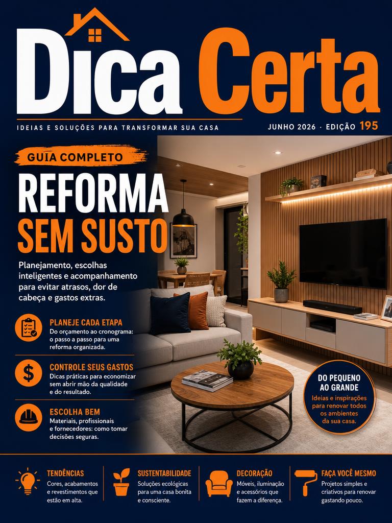 Capa da edição 195 da Revista Dica Certa